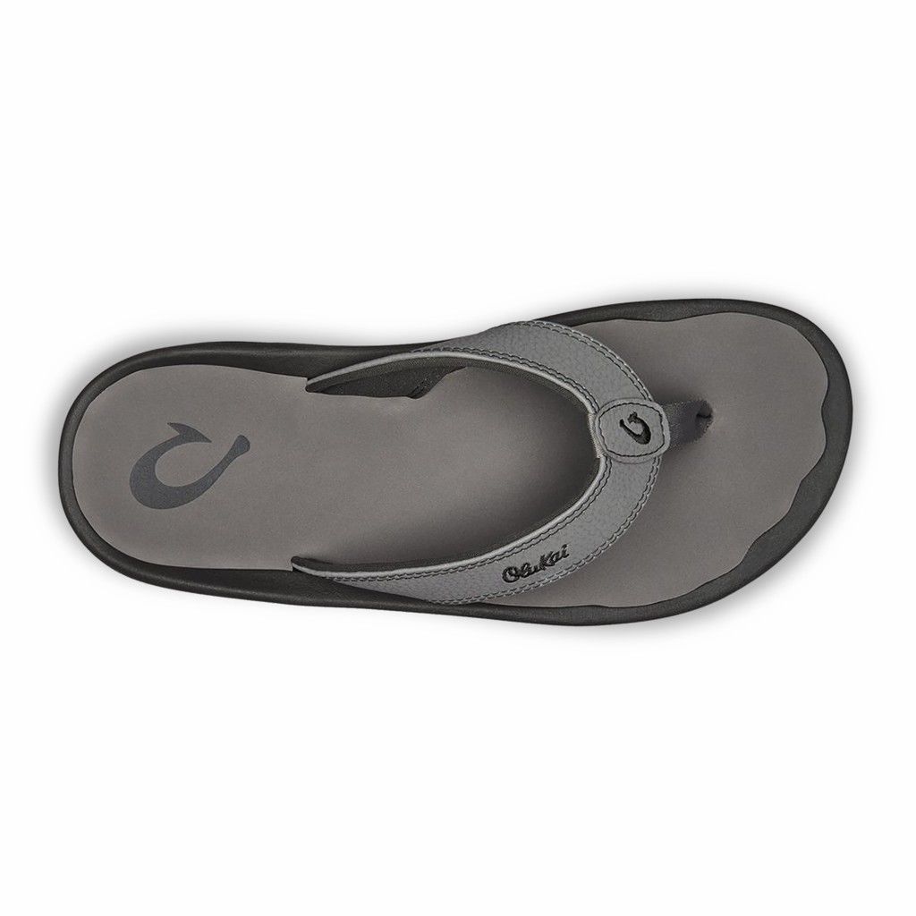 Olukai Men's Ohana Flip Flop - Stone US218-345